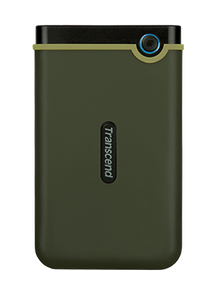 Transcend StoreJet 25M3 1TB Ruggedized Portable Hard Drive (Military Green)