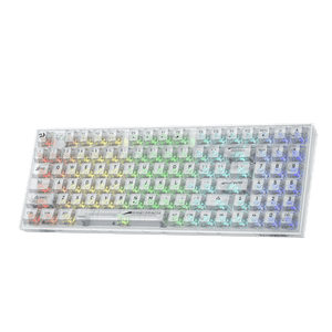 Redragon IRELIA K658 PRO 90% Full-Transparent Mechanical Keyboard (White)