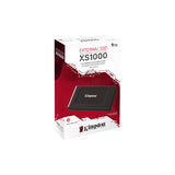 Kingston XS1000 1TB External SSD (Black)