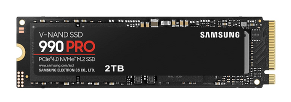 Samsung 990 PRO PCIe 4.0 NVMe 2TB M.2 2280 SSD