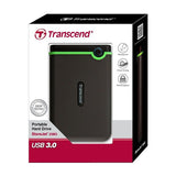 Transcend StoreJet 25M3 4TB Ruggedized USB 3.1 Portable Hard Drive (Iron gray)