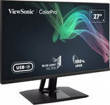 ViewSonic VP2756-4K 27" 4K UHD Pantone Validated 100% sRGB Factory Pre-Calibrated IPS Monitor