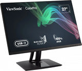 ViewSonic VP2756-4K 27" 4K UHD Pantone Validated 100% sRGB Factory Pre-Calibrated IPS Monitor