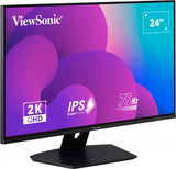 ViewSonic VX2480-2K-SHD 24" 2K QHD IPS Entertainment Monitor