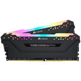 Corsair VENGEANCE RGB PRO 16GB (2x8GB) DDR4 DRAM 3600MHz C18 Memory Kit (Black)