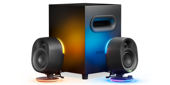 SteelSeries Arena 7 Illuminated 2.1 Bluetooth Gaming Speakers