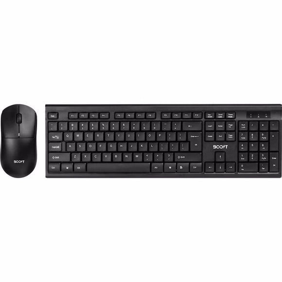 Boost Work Buddy Wireless Office Keyboard Mouse Combo