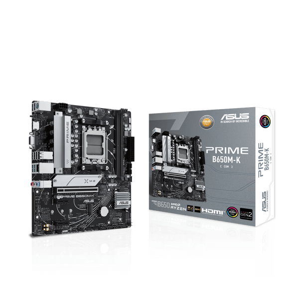 ASUS PRIME B650M-K mATX AM5 DDR5 Motherboard