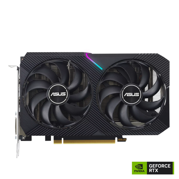 ASUS Dual GeForce RTX™ 3050 V2 OC Edition 8GB GDDR6 Graphics Card