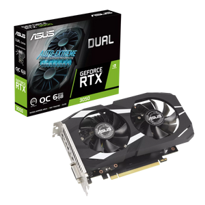 ASUS Dual GeForce RTX™ 3050 OC Edition 6GB GDDR6 Video Graphics Card