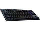 Logitech G915 TKL Tenkeyless Wireless RGB Mechanical Gaming Keyboard (Carbon Clicky)