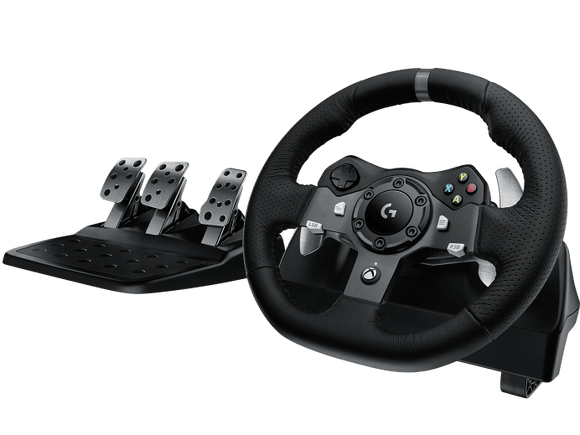 Logitech G920 Driving Force Racing Wheel | Pedals for XBOX One / PC
