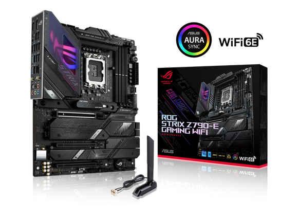 Asus ROG STRIX Z790-E GAMING WIFI Intel LGA1700 Motherboard - AI Overclocking - AI Cooling II