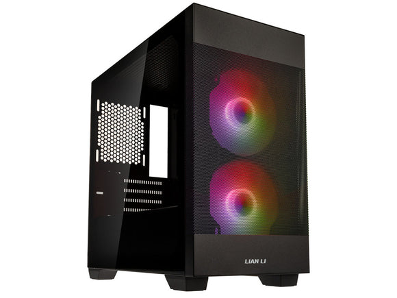 Lian Li LANCOOL 205M MESH RGB Gaming Computer Case (Black)