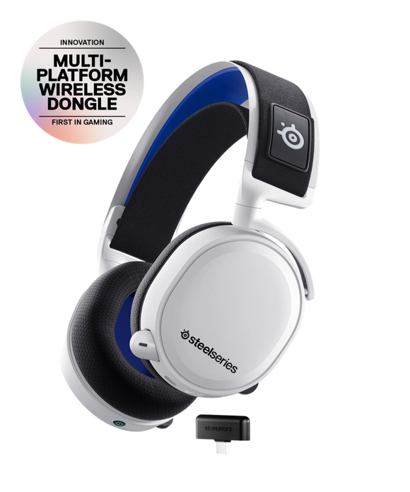 SteelSeries Arctis 7X+ Lossless Wireless Gaming Headset - WHITE