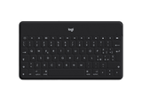 Logitech KEYS-TO-GO Ultra-light, Ultra-Portable Bluetooth Keyboard for iPhone, iPad, Apple TV and Mac (Black)