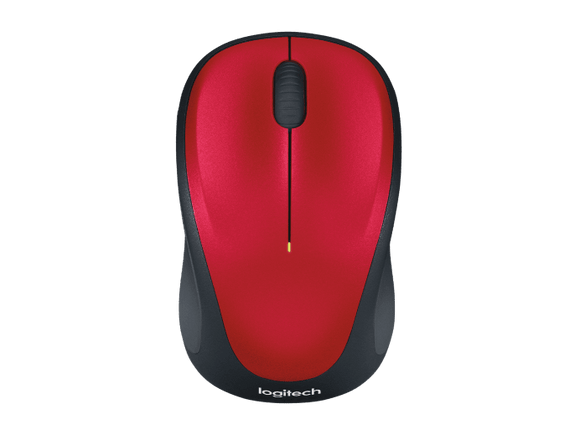 Logitech M235 Wireless Mouse (Red)