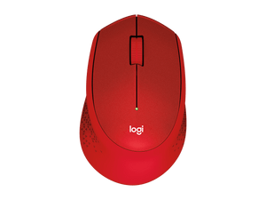 Logitech M331 Silent Plus Wireless Mouse (Red)