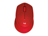 Logitech M331 Silent Plus Wireless Mouse (Red)