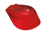 Logitech M331 Silent Plus Wireless Mouse (Red)