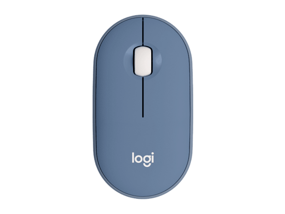 Logitech Pebble M350 Wireless Mouse (Blueberry)