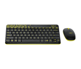 Logitech MK240 NANO Wireless Keyboard and Mouse Combo (black/ chartreuse yellow)