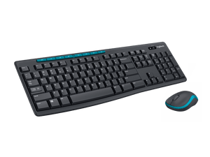 Logitech MK275 Wireless Keyboard and Mouse Combo (Grey)