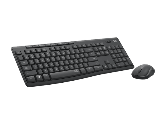 Logitech MK295 Silent Wireless Combo Keyboard Mouse (Graphite)