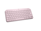 Logitech MX Keys Mini Minimalist Wireless Illuminated Keyboard (Rose)