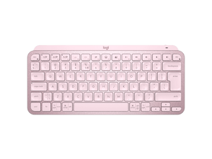 Logitech MX Keys Mini Minimalist Wireless Illuminated Keyboard (Rose)