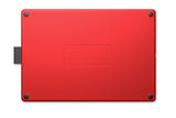 One by Wacom Medium Creative Pen Tablet Black Red USB