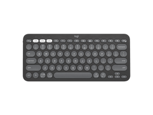 Logitech PEBBLE KEYS 2 K380S Multi-Device Bluetooth Wireless Keyboard (Tonal Graphite)