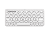 Logitech PEBBLE KEYS 2 K380S Multi-Device Bluetooth Keyboard (Tonal White)