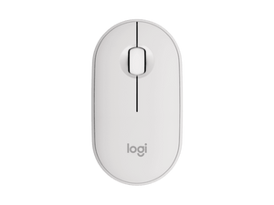 Logitech PEBBLE MOUSE 2 M350S Slim Bluetooth Mouse (Tonal White)