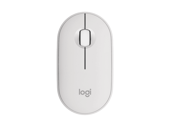 Logitech PEBBLE MOUSE 2 M350S Slim Bluetooth Mouse (Tonal White)