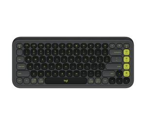 Logitech POP Icon Keys Wireless Keyboard - Graphite and Green