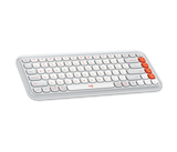 Logitech POP Icon Keys Wireless Keyboard - OFF WHITE & ORANGE