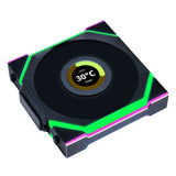 Lian Li 120mm UNI FAN SL Wireless LCD ARGB Triple Pack - BLACK