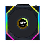 Lian Li 120mm UNI FAN SL Wireless LCD ARGB Triple Pack - BLACK