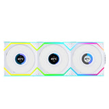 Lian Li 120mm UNI FAN SL Wireless LCD ARGB Triple Pack - WHITE