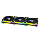 Lian Li 120mm UNI FAN SL Wireless LCD ARGB Triple Pack - BLACK