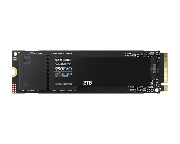 Samsung 990 EVO 5.0 NVMe M.2 2TB SSD - PCIe 4.0 and Gen 5.0