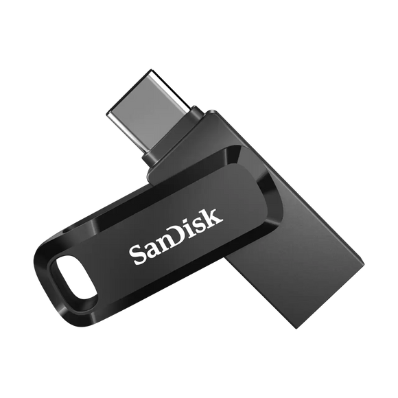 SanDisk Ultra Dual Drive Go 64GB USB Type-C Flash Drive (Black)