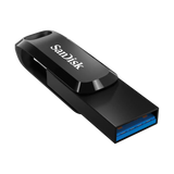 SanDisk Ultra Dual Drive Go 64GB USB Type-C Flash Drive (Black)