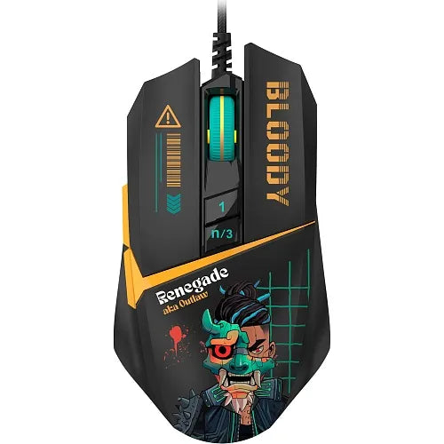 Bloody W63 Max Renegade RGB Gaming Mouse (Midnight)