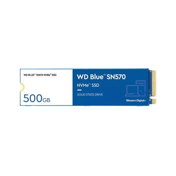 WD 500GB Blue SN570 NVMe SSD M.2 2280 PCIe Gen3 x4