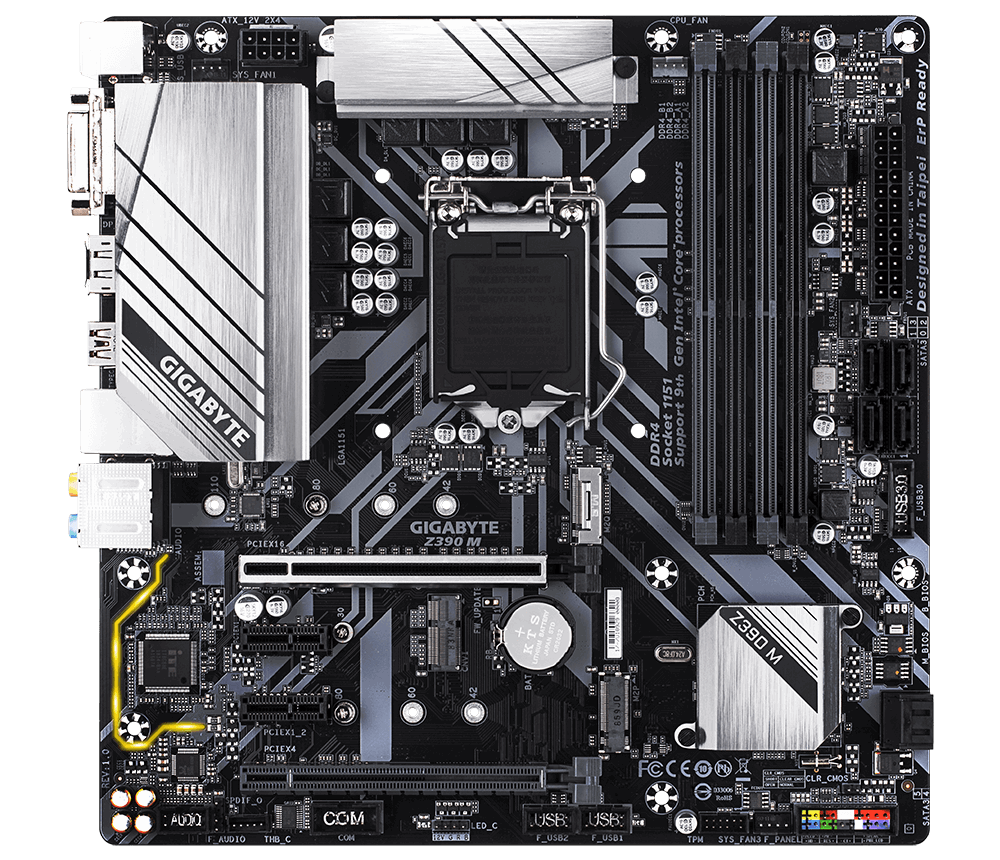 Gigabyte Z390 M Intel Z390 M Motherboard